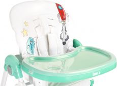 Детский стульчик для кормления Caretero Luna Mint (5903076301833)